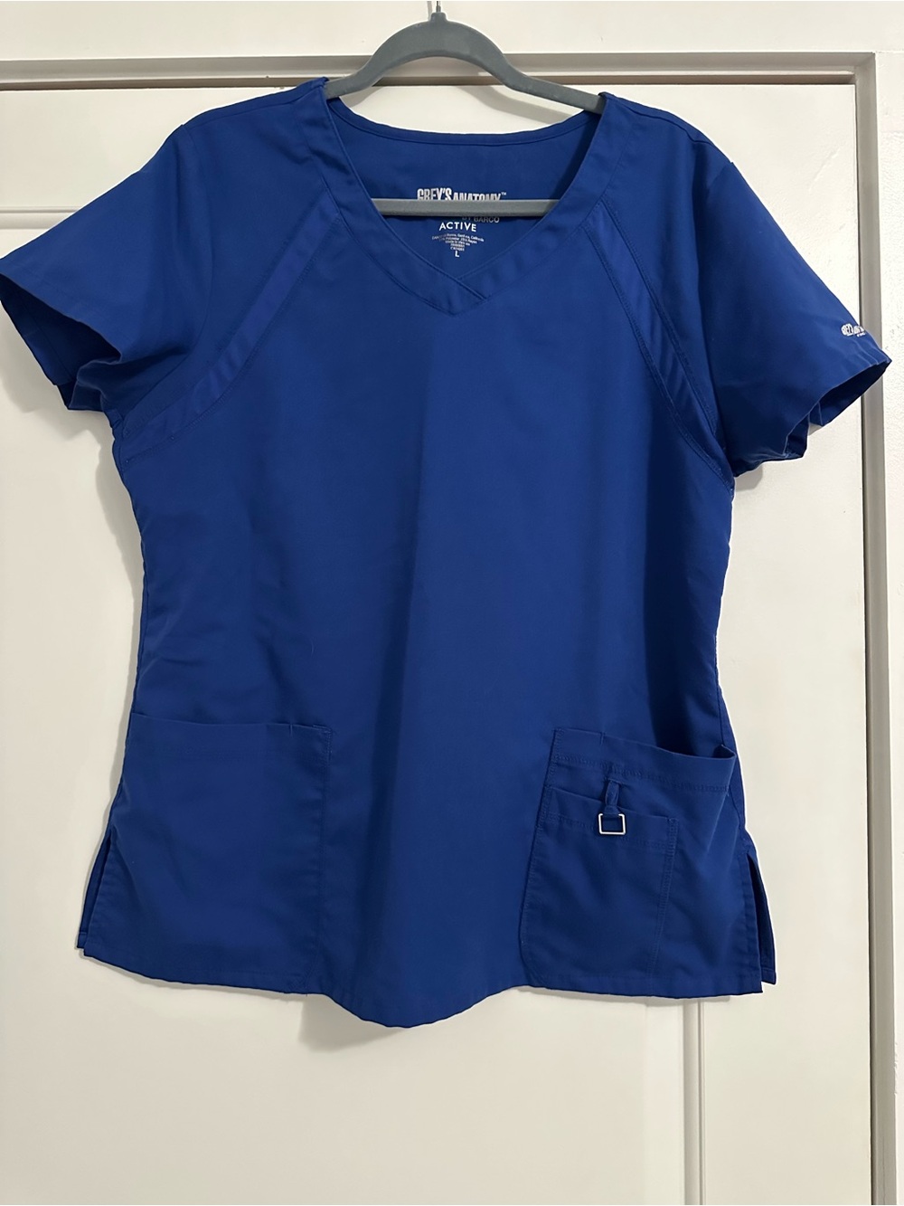 Grey’s Anatomy by Barco Active Blue Scrub Set Size Large Top & Size Small Pants